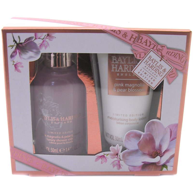 Baylis & Harding Limited Edition Pink Magnolia & Pear Blossom Mini Gift